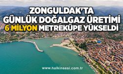 Zonguldak'ta günlük doğalgaz üretimi 6 milyon metreküpe yükseldi