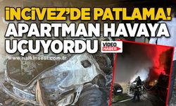 İncivez’de patlama! ​​​​​​​Apartman havaya uçuyordu