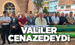 Valiler cenazedeydi