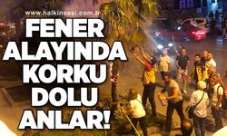 Fener alayında korku dolu anlar!