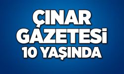 ÇINAR GAZETESİ 10 YAŞINDA