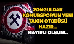 Zonguldak Kömürspor'un yeni takım otobüsü hazır...  HAYIRLI OLSUN!..