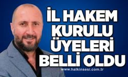 İl Hakem Kurulu üyeleri belli oldu