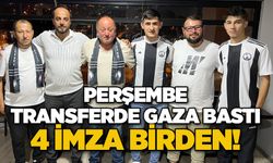 Perşembe transferde gaza bastı… 4 imza birden!