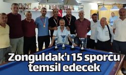 Zonguldak'ı 15 sporcu temsil edecek