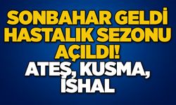 Sonbahar geldi hastalık sezonu açıldı! Ateş, kusma, ishal