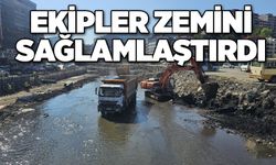 Ekipler zemini sağlamlaştırdı