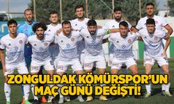 Zonguldak Kömürspor’un maç günü değişti!