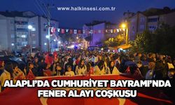 Alaplı’da Cumhuriyet Bayramı’nda fener alayı coşkusu