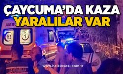 Çaycuma’da kaza… Yaralılar var