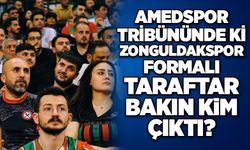 Amedspor tribününde ki Zonguldakspor formalı taraftar bakın kim çıktı?