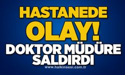 Hastanede olay! Doktor müdüre saldırdı