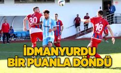 İdmanyurdu bir puanla döndü