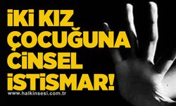 İki kız çocuğuna cinsel istismar!