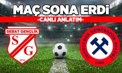 Sebat Gençlikspor - Zonguldakspor maçı sona erdi