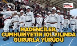 Madenciler, Cumhuriyetin 101. yılında gururla yürüdü