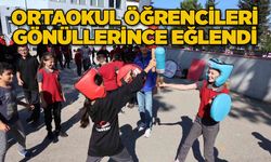 Ortaokul öğrencileri gönüllerince eğlendi