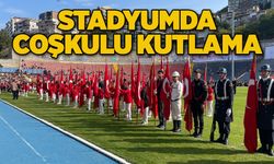 Stadyumda coşkulu kutlama