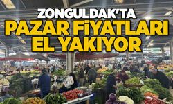 Zonguldak'ta pazar fiyatları el yakıyor