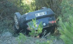 Kastamonu’da mıcıra kapılan otomobil takla attı: 1 yaralı