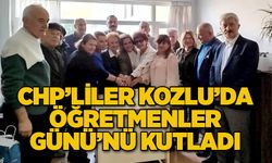 CHP’liler Kozlu’da Öğretmenler Günü’nü kutladı