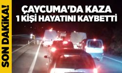 Çaycuma'da kaza... 1 kişi hayatını kaybetti