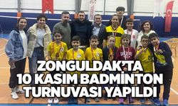 Zonguldak’ta 10 Kasım Badminton Turnuvası yapıldı