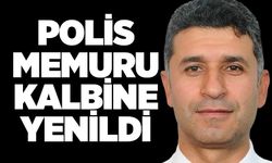 Polis memuru kalbine yenildi