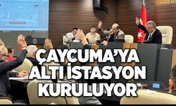 Çaycuma’ya altı istasyon kuruluyor