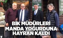 BİK Müdürleri Manda yoğurduna hayran kaldı