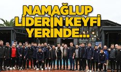 Namağlup liderin keyfi yerinde…