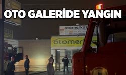 Oto galeride yangın