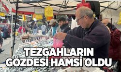 Tezgahların  gözdesi hamsi oldu