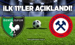 Denizlispor-Zonguldakspor maçında ilk 11’ler açıklandı!..