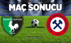 Denizlispor-Zonguldakspor maçı sona erdi