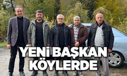 Yeni başkan köylerde