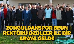 Zonguldakspor BEUN Rektörü Özölçer ile bir araya geldi!