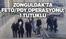 Zonguldak’ta FETÖ/PDY operasyonu; 1 tutuklu