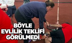 Böyle evlilik teklifi görülmedi