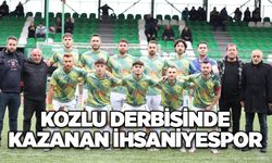 Kozlu derbisinde kazanan İhsaniyespor