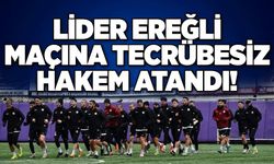 Lider Ereğli maçına tecrübesiz hakem atandı!