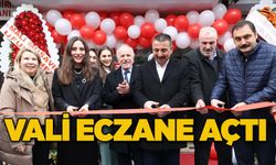 Vali Eczane açtı