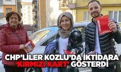 CHP’liler Kozlu’da iktidara ‘kırmızı kart’ gösterdi