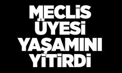 Meclis üyesi yaşamını yitirdi