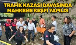 Trafik Kazası Davasında Mahkeme Keşfi Yapıldı