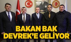 Bakan Bak Devrek’e geliyor