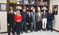 KGD Adayı Bahaddin Arı, Ereğli Belediye Başkanı Halil Posbıyık'ı ziyaret etti