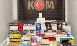 TEM’de durdurulan araçta kaçak tütün ve çay ele geçirildi