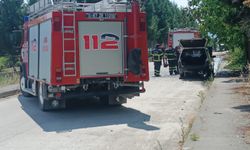 Park halindeyken alevlere teslim oldu!