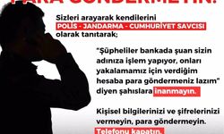 Dolandırıcılara karşı önlem!